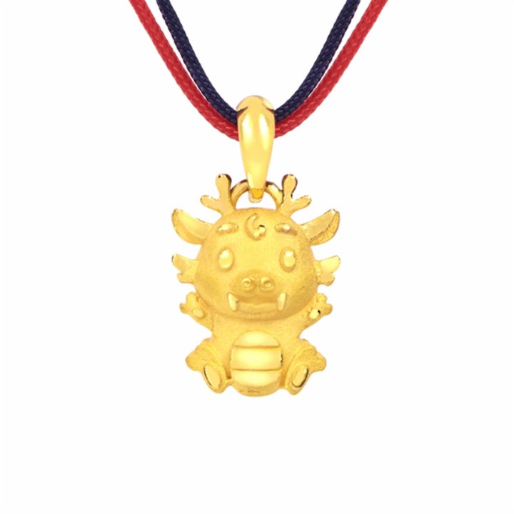 순금 아기 용 펜던트 3.75g